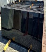 absolute black granite slab