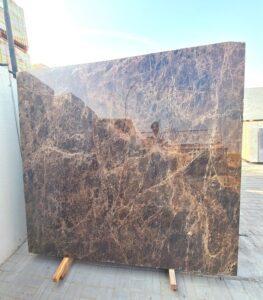 Dark Emperador Marble Gangsaw Slabs 2cm